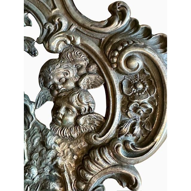 Early 19th Century Silver Holy Water Font Container With Hallmark St Joseph For Sale In Aspen - Image 6 of 10