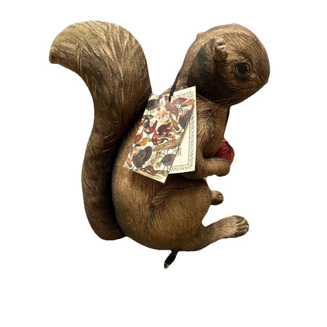 John Derian Target Squirrel Pillow NWT 2025 Beaded Animal Woodland Home Decorate For Sale In Los Angeles - Image 6 of 7