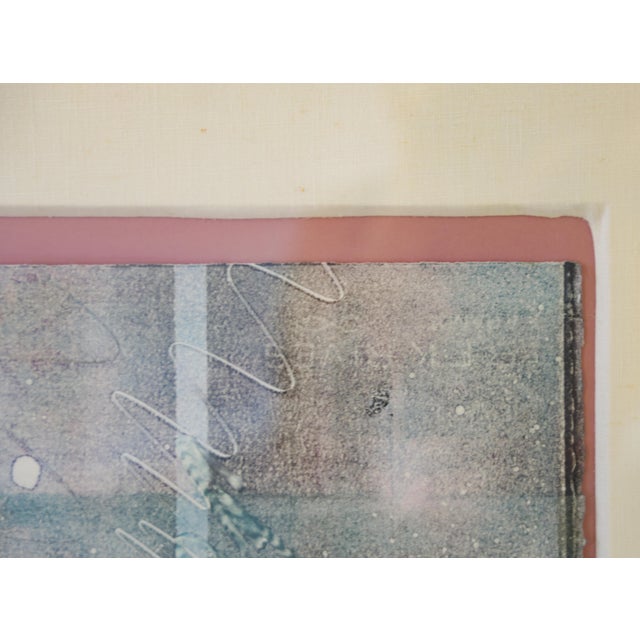 Contemporary Jack Roberts “Bruxelles” 1980s Lithographic Monotype on BFK Rives Paper With Artist-Signed Appraisal For Sale - Image 3 of 9