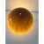 Impressive contemporary amber sphere swirl working in murano glass design in very particular and effective movement. In...