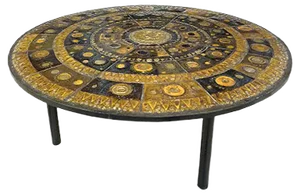 German Ceramic Coffee Table by Renate Rhein, 1960s