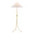 Mitzi Katya 25.5 in. 1 Light Floor Lamp in Aged Brass Finish For Sale