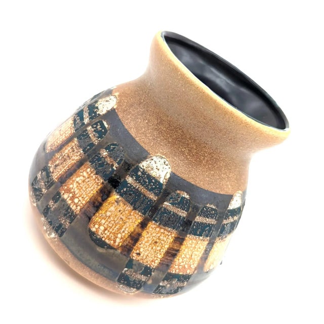 Mid 20th Century Lapid Pottery Works Glazed Stoneware Bud Vase For Sale In Miami - Image 6 of 11