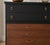 Bassett Furniture Vintage Bassett Tallboy Chest in Ebony Black With Restored Walnut Drawers For Sale - Image 4 of 4