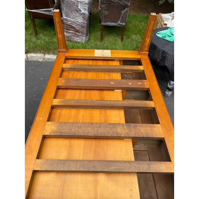 Alfonso Marina Ebanista Rectangular Inlaid Fruitwood Coffee Table For Sale - Image 10 of 12