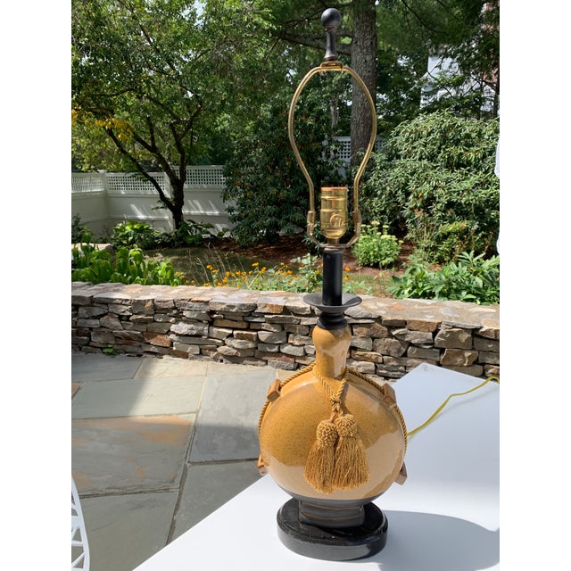 Ceramic Ceramic Tassel Table Lamp For Sale - Image 7 of 7