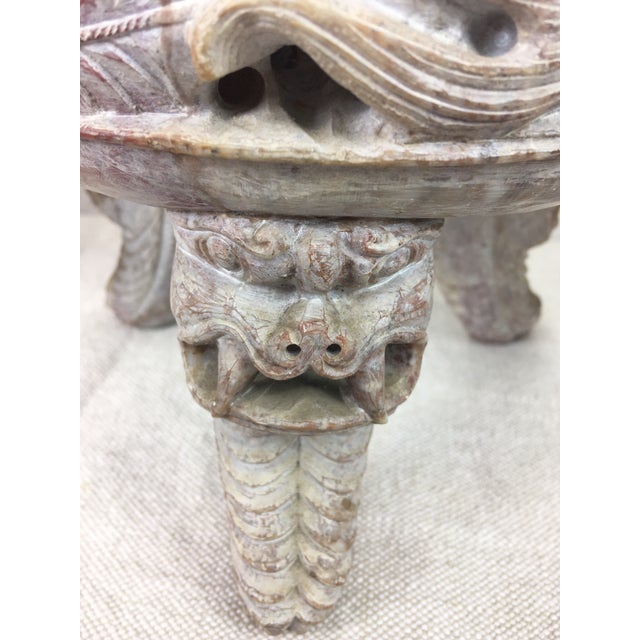 Early 20th Century Hand Carve Chinese Stone Incense Burner Chairish