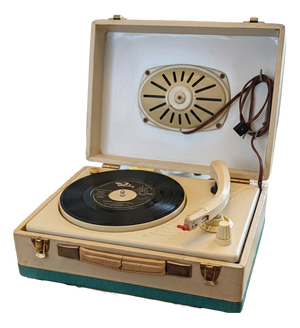 Vintage Melodyne Portable Record Player, 1960s