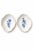 Vintage Miniature Bowls with Blue Floral Motif from Meissen Porcelain, 1970s, Set of 2 For Sale - Image 6 of 6