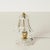 Metal Bell-Flower Murano Glass and Brass Table Lamps from Barovier, Italy, 1940s, Set of 2 For Sale - Image 7 of 16
