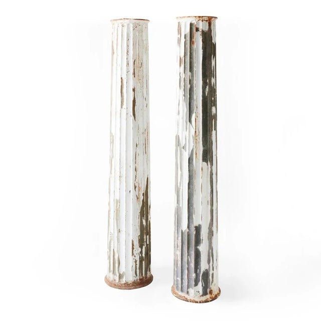 - Classicism at its most chic. We love this pair of fluted and beautifully aged columns, made entirely from zinc. These...