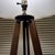 Wood Antique Surveyors Tripod Floor Lamp For Sale - Image 7 of 10