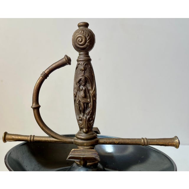 Vintage Sword Handle Venus Ashtray in Brass, 1960s For Sale - Image 4 of 9