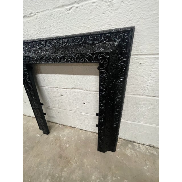 Late 19th Century Late 19th Century Antique Cast Iron Surround - Ornate Victorian Era From New Orleans For Sale - Image 5 of 5