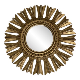 Gilt Sunburst Mirror For Sale