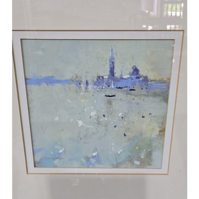 Tony Allain (b.1949) Venice from the sea, watercolour, signed lower left 21" square