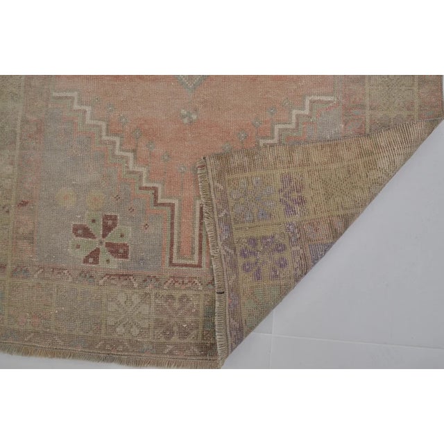 Orange Antique Anatolian Bedside Decor For Sale - Image 8 of 10