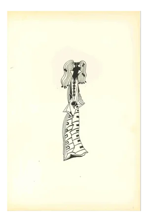 Bruno Capacci, Composition of Diodora, Original Lithograph, 1950s