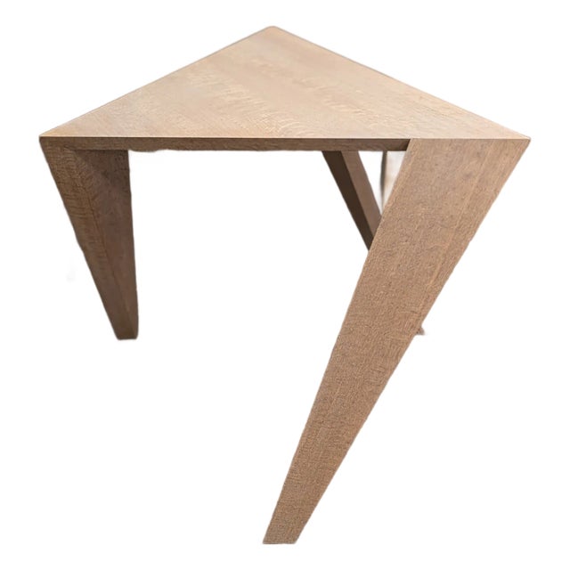 Late 20th Century Attributed to William Earle Modern Geometric Sculptural Console Table For Sale