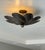 Handmade Brass Flower Flush Mount Ceiling Light For Sale - Image 4 of 9