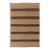 Rectangle Black Stripe Pattern Jute Rug, Boho Jute Rug 5x8 Ft. For Sale