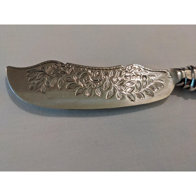 British assay marks/hallmarks are fascinating, precise, and read like a book. The marks on this 1850 butter knife read:...