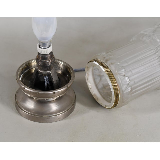 1930s French Art Deco Lamp by Henri Dieupart & Simonet Freres - France For Sale - Image 12 of 13