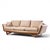 Mid-Century Modern Adrian Pearsall Style Mid Century Walnut Gondola Sofa For Sale - Image 3 of 9