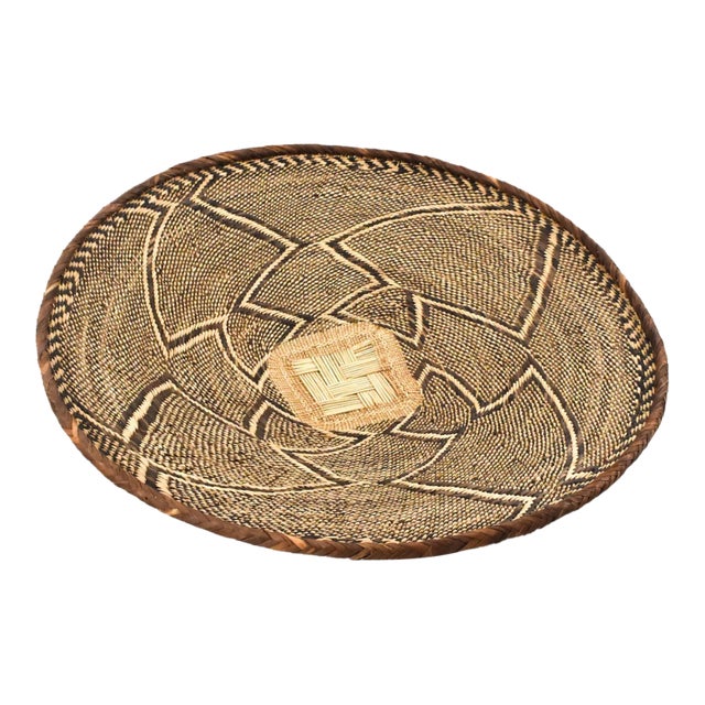 Early 20th Century Tonga Binga Basket 24 Inch For Sale