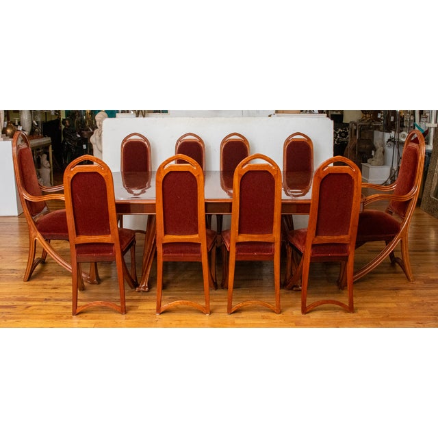 Louis Majorelle Art Nouveau Mahogany Dining Table For Sale - Image 10 of 10
