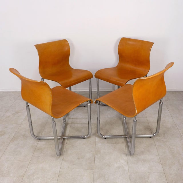 Mid-Century Modern Vintage Lavinia Chairs by Franz T. Sartori, 1970s, Set of 4 For Sale - Image 3 of 13