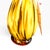 Vintage Murano Amber Swirl Art Glass Bud Vase, 1980s Italian Hand Blown (6" Height) For Sale - Image 15 of 15