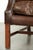 Vintage Cowhide Wing Armchair For Sale - Image 11 of 12