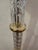 Metal Waterford Crystal Floor Lamp With Brass Details For Sale - Image 7 of 13