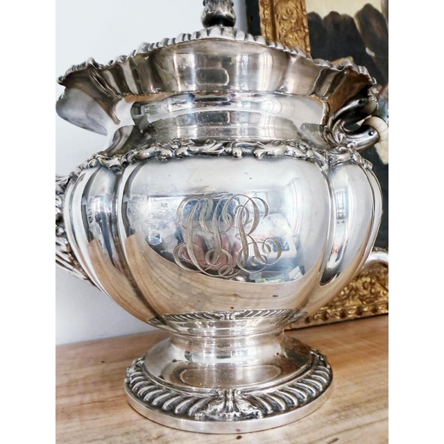 A beautiful antique circa late 1800s silver plated tea pot made by Tiffany and Company! In excellent condition for its...