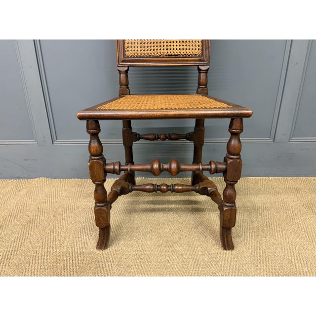 Wood Carolean Style Chairs, 1820s, Set of 3 For Sale - Image 7 of 14