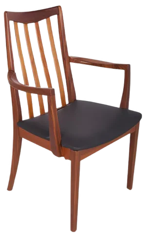 Mid-Century Teak and Leather Dining Chairs by Leslie Dandy for G-Plan, 1960s, Set of 6