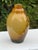 Vintage Romanian 12.5” Amber Art Glass Vase by Mihai Topescu For Sale In Naples, FL - Image 6 of 12