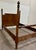 Early 20th Century Antique Full Size American Empire Style Burl Grain Four Poster Bed For Sale - Image 5 of 11