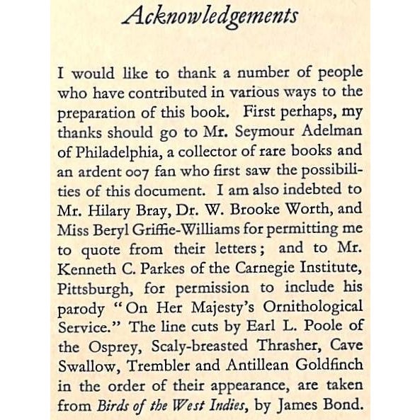 White "How 007 Got His Name" 1966 Bond, Mrs. James For Sale - Image 8 of 8