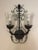 Tuscan Iron Double Light Wall Sconce For Sale - Image 3 of 3