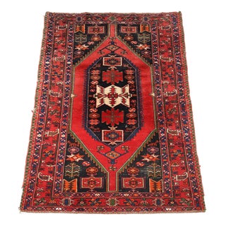 Middle Eastern Mazlagan Rug in Wool For Sale