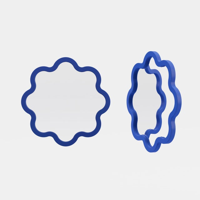 Hvyli Round 75 - Wall Wavy Mirror For Sale - Image 10 of 10