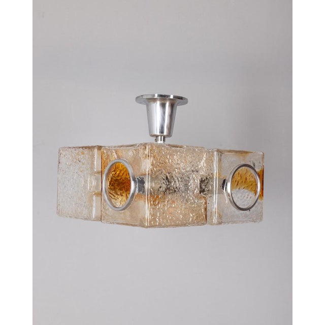 Vintage Ceiling Lamp in Murano Glass by Toni Zuccheri, 1970s For Sale - Image 11 of 11