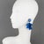 Cilea Paris designed these gorgeous dimensional dangling clip-on earrings. These artisanal resin earrings feature...