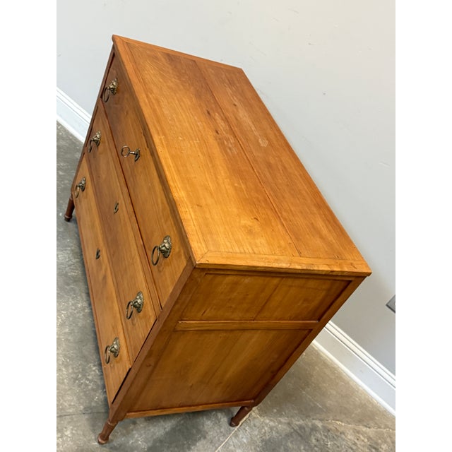 19th C. French Empire Style Commode With Drop Front For Sale In Houston - Image 6 of 12