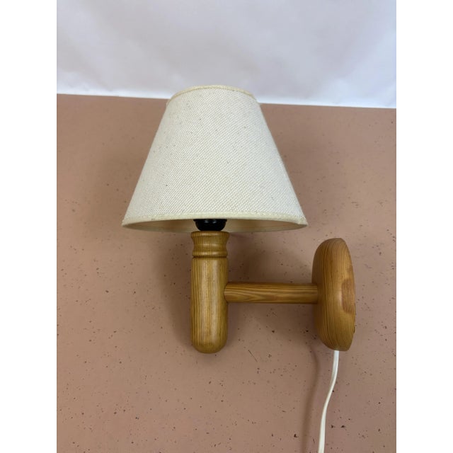 Wood Vintage Danish Wall Lamp from Lyfa, 1970s For Sale - Image 7 of 7
