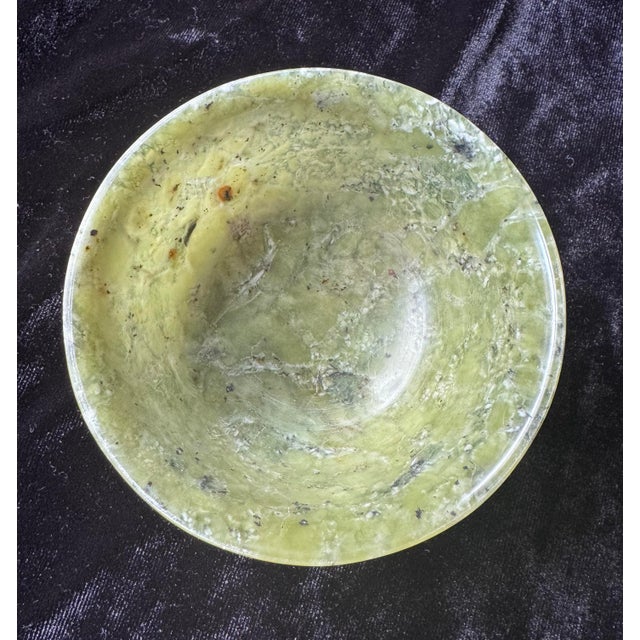 Trio of 20th Century Chinese Carved Serpentine Nesting Bowls - Set of 3 For Sale - Image 11 of 12