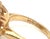 Mid 20th Century Diamonds 14k Yellow Gold Fancy Round Floral Ring - Size 4.5 For Sale In Miami - Image 6 of 6