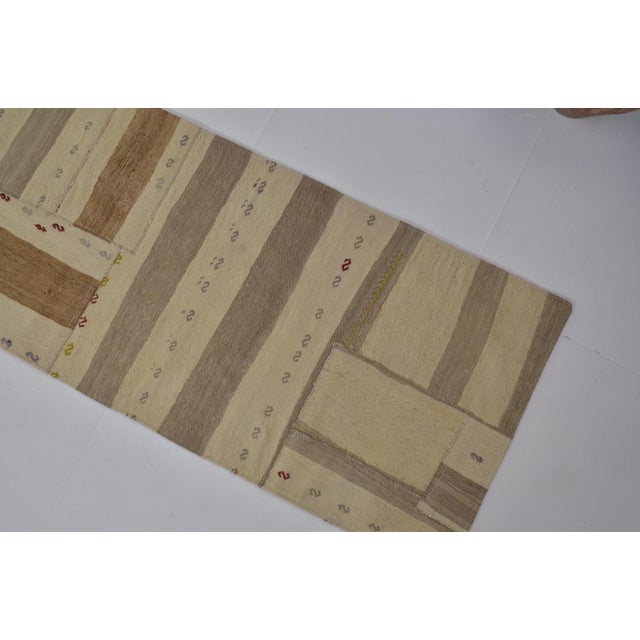 Neatrul Vintage Kilim Runner Rug For Sale - Image 4 of 10